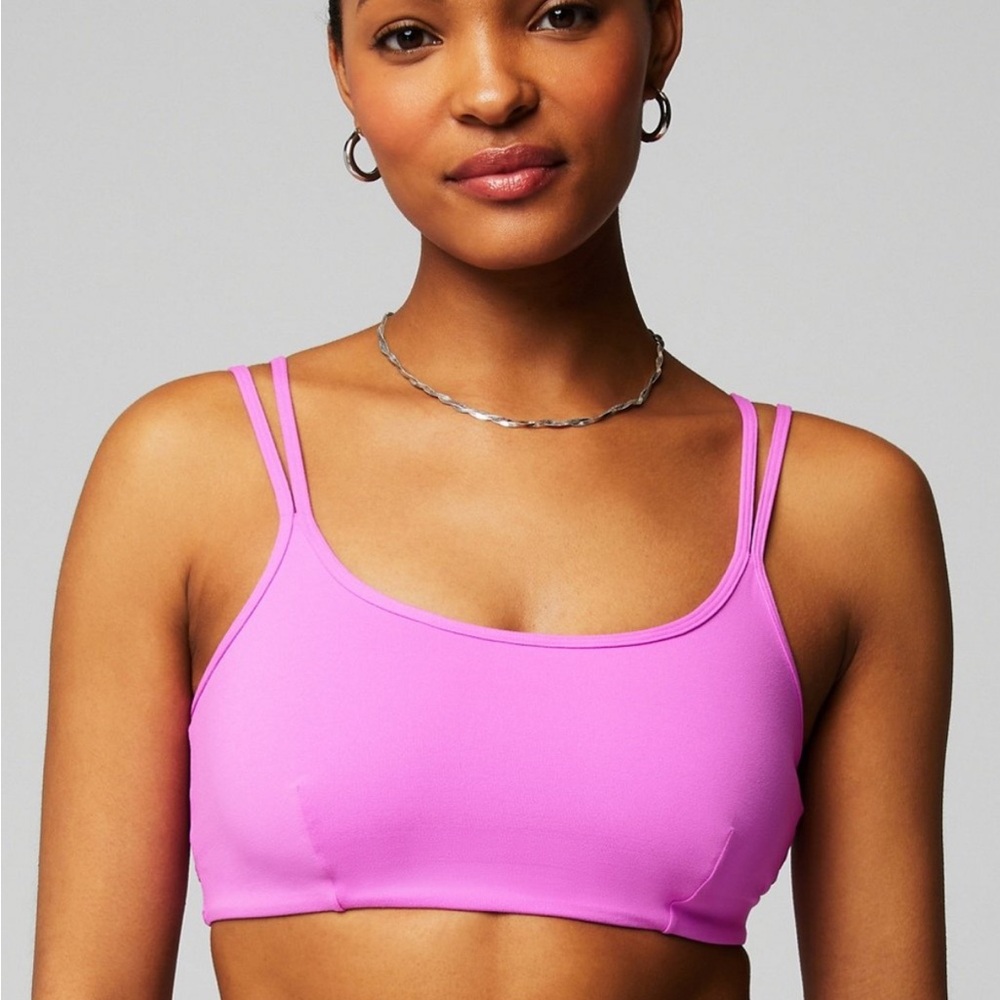 Fabletics Low Impact Cross-Back Bra (Light blue, NWT, MSRP $49.95)